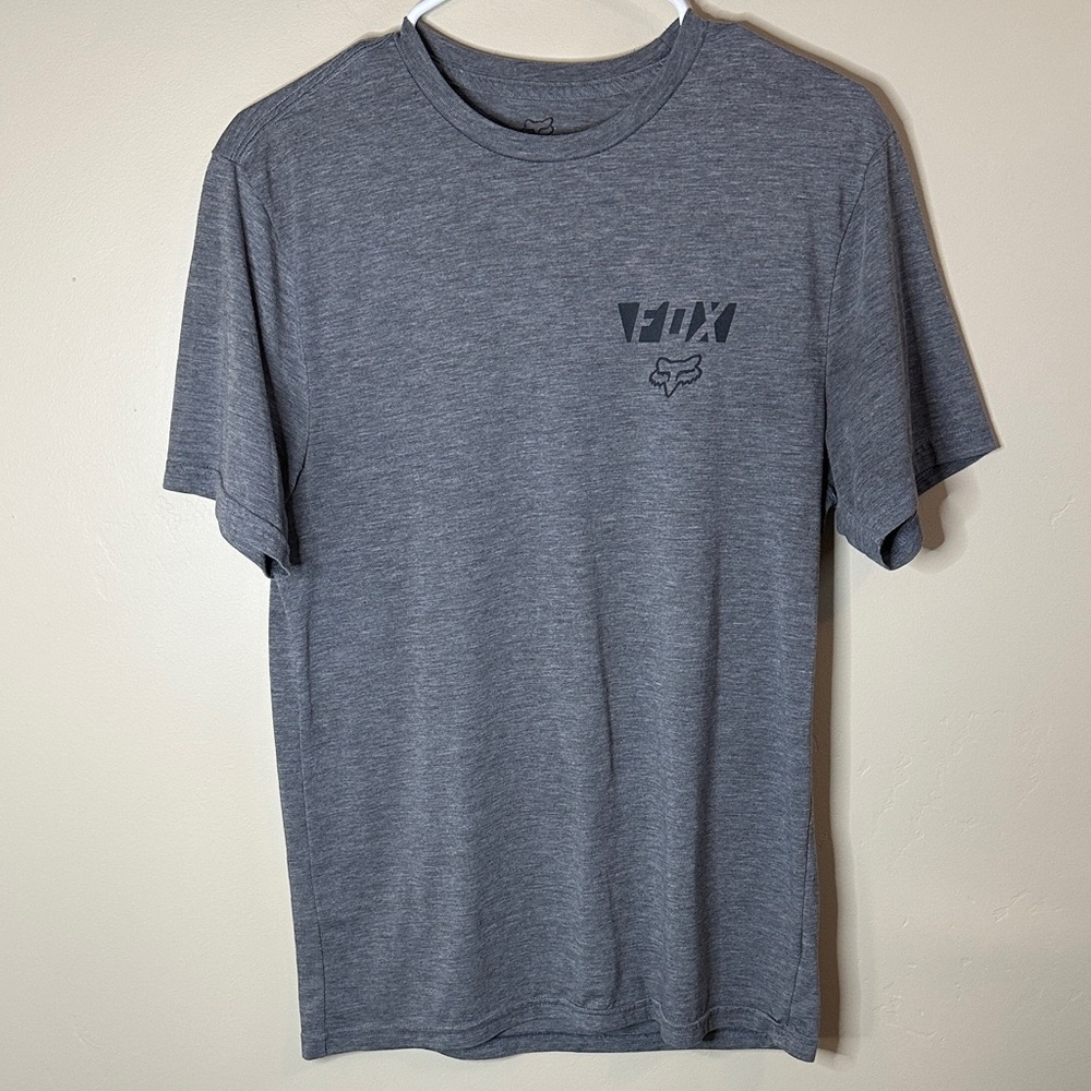 Fox Racing Men’s Medium Gray Vintage Short-Sleeve Logo Tee 20” P2P